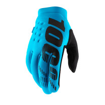 100% Brisker Winter Motocross Gloves Turquoise